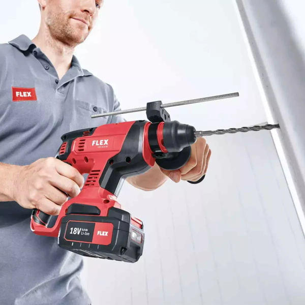 FLEX CHE 18.0-EC C Akku Kombi-Bohrhammer + P-Set 55 R